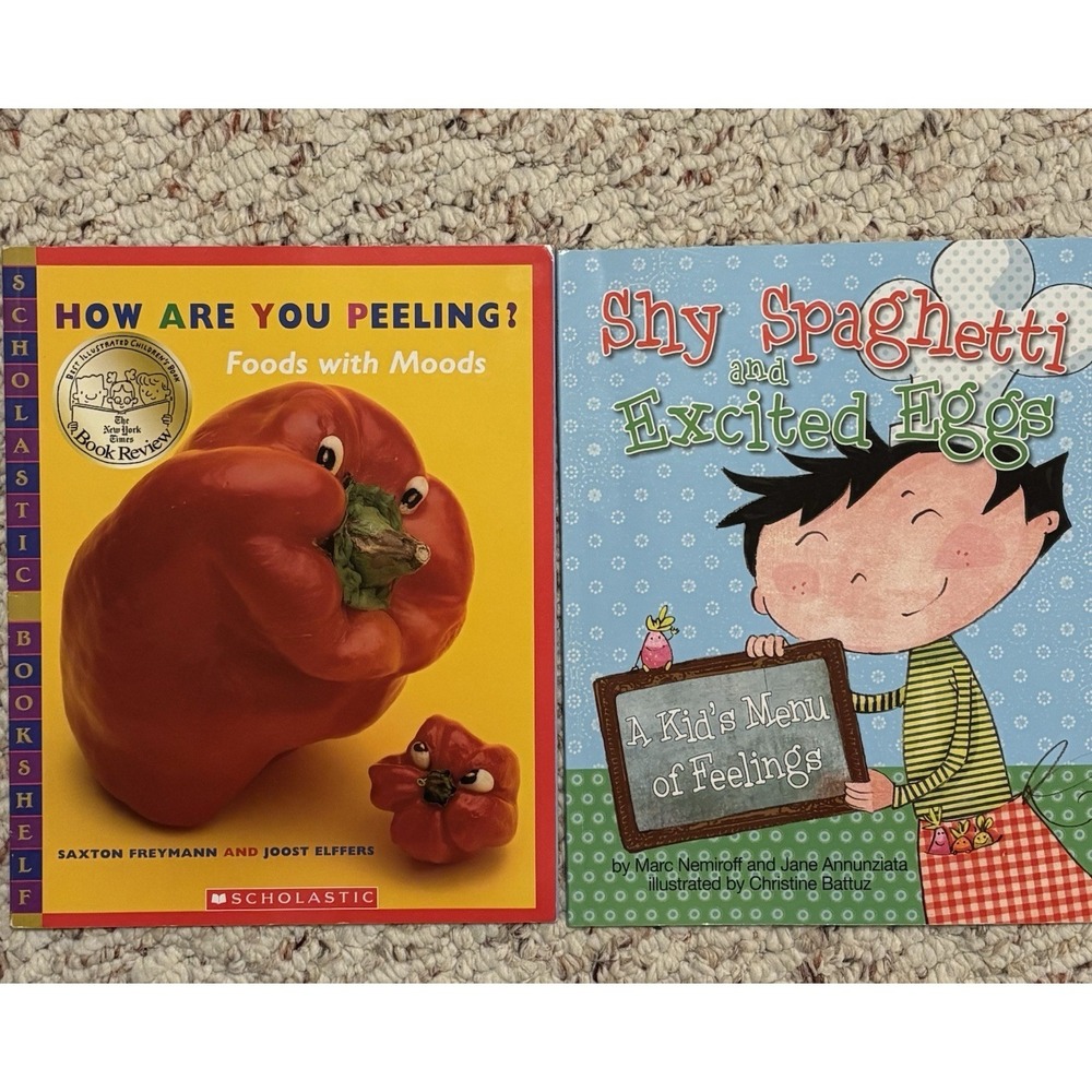 Feeling Book Bundle: How Are You Peeling? & Shy Spagetti & Excited Eggs!!